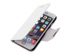Housse Etui cuir Folio blanc iPhone 6