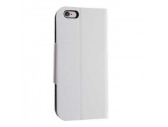 Housse Etui cuir Folio blanc iPhone 6