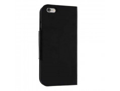 Housse Etui cuir Folio noir iPhone 6