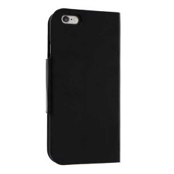 Housse Etui cuir Folio noir iPhone 6