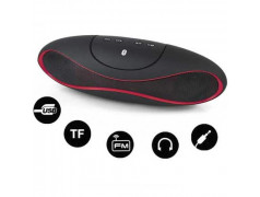 Haut parleurs ALIEN bluetooth noir et rouge pour telephones