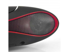 Haut parleurs ALIEN bluetooth noir et rouge pour telephones