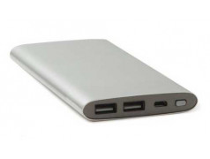 Batterie de secours Powerbank 8000 mAh Argent