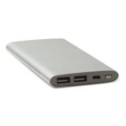 Batterie de secours Powerbank 8000 mAh Argent