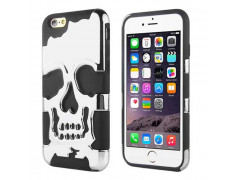 Coque SKULL noire et argent pour iPhone 6 ( 4.7 )