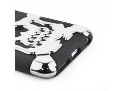 Coque SKULL noire et argent pour iPhone 6 ( 4.7 )