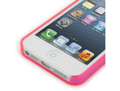 Coque CRYSTAL rose pour iPhone 5