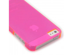 Coque CRYSTAL rose pour iPhone 5