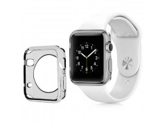 Coque silicone transparente grise IWATCH 38 mm