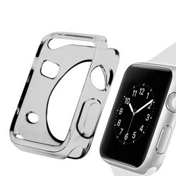 Coque silicone transparente grise IWATCH 38 mm