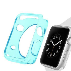 Coque silicone transparente grise IWATCH 38 mm