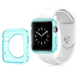 Coque silicone transparente grise IWATCH 38 mm