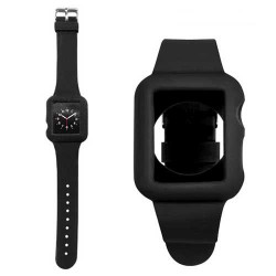 Coque silicone transparente grise IWATCH 38 mm