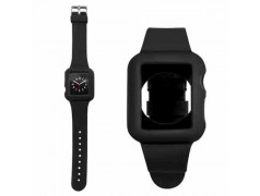 Coque silicone transparente grise IWATCH 38 mm