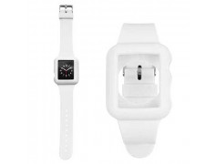 Coque silicone transparente grise IWATCH 38 mm