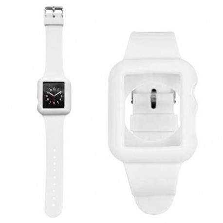 Coque silicone transparente grise IWATCH 38 mm