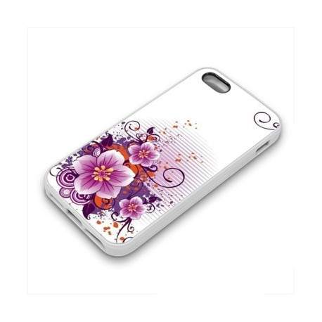 Coque de téléphone fleurs pour iPhone