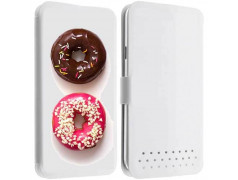 Etui Cuir M DONUTS 1 pour WIKO DARFULL, GOA, OZZY, SUNSET