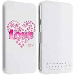 Etui Cuir M LOVE 3 pour WIKO DARFULL, GOA, OZZY, SUNSET