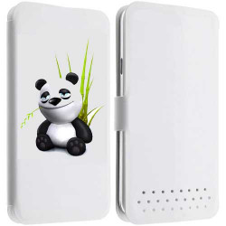 Etui Cuir M PANDA 3 pour WIKO DARFULL, GOA, OZZY, SUNSET