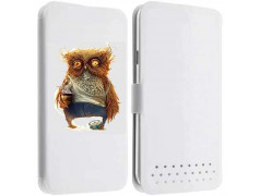 Etui Cuir L HIBOU DESTROY pour WIKO Darkmoon, Birdy, Gateaway, Highway, Pure, Star, Signs, Iggy, Jimmy, Rainbow ...