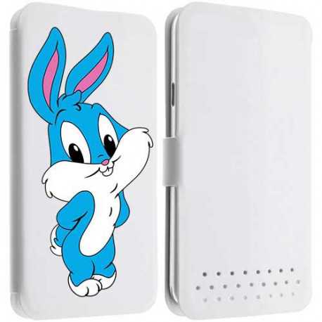 Etui Cuir L BUNNY pour WIKO Darkmoon, Birdy, Gateaway, Highway, Pure, Star, Signs, Iggy, Jimmy, Rainbow ...