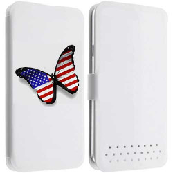 Etui Cuir L PAPILLON USA pour WIKO Darkmoon, Birdy, Gateaway, Highway, Pure, Star, Signs, Iggy, Jimmy, Rainbow ...