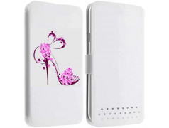 Etui Cuir L TALON AIGUILLE FLEURI pour WIKO Darkmoon, Birdy, Gateaway, Highway, Pure, Star, Signs, Iggy, Jimmy, Rainbow ...