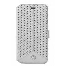 HOUSSE ETUI FOLIO MERCEDES GRIS PIQUE iPhone 6/6S