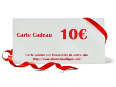 Carte cadeau 10 Euros