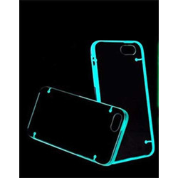 Coque phosphorescente bleue pour iPhone 5 et 5S