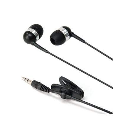 Ecouteurs noirs 3.5mm universels pour Téléphones et lecteurs MP3