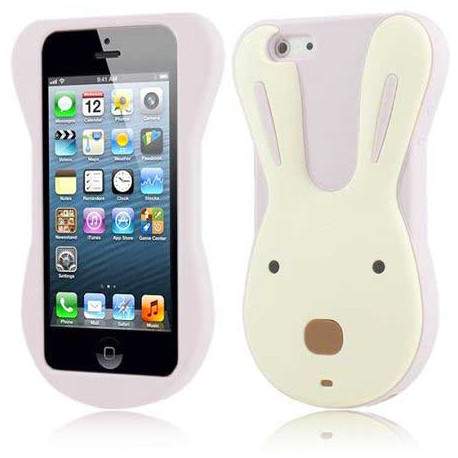 Coque BIG LAPIN mauve pour iPhone 5, 5S et 5C