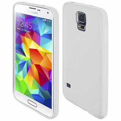 Coque effet METAL blanche pour Samsung Galaxy S5