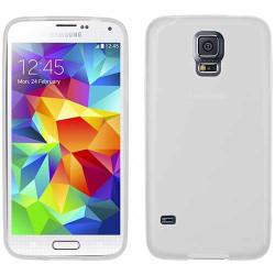 Coque effet METAL blanche pour Samsung Galaxy S5