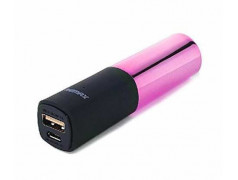 POWER BANK ROUGE A LEVRE LIPMAX 2400mAh rose