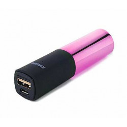 POWER BANK ROUGE A LEVRE LIPMAX 2400mAh rose