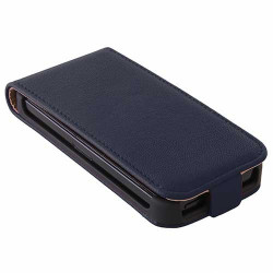 Etui cuir2 bleu pour iPhone 5C