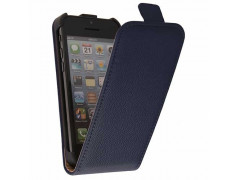 Etui cuir2 bleu pour iPhone 5C