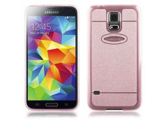 Coque souple SHINE rose pour Samsung Galaxy S5