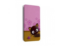 Etui portefeuille cuir CRAZY CAT Samsung Galaxy S2, S6, S6 Edge, S6 Edge + et Alpha