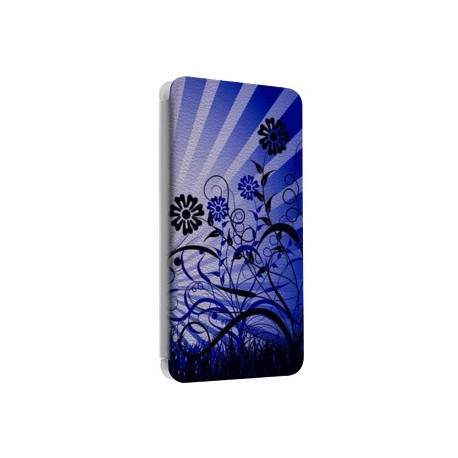 Etui portefeuille cuir SOLEIL BLEU Samsung Galaxy S2, S6, S6 Edge, S6 Edge + et Alpha