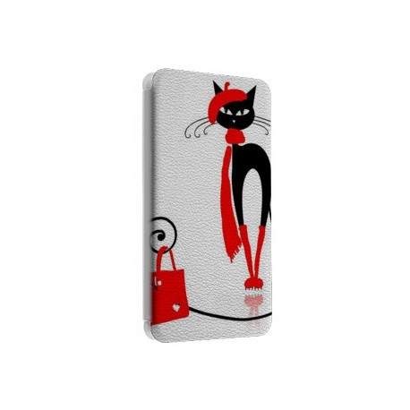 Etui portefeuille cuir WINTER CAT Samsung Galaxy S2, S6, S6 Edge, S6 Edge + et Alpha