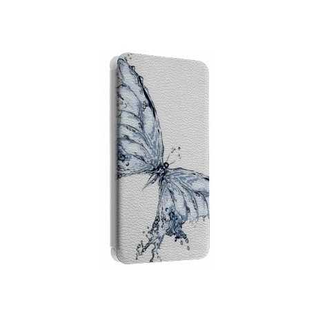 Etui portefeuille cuir WATER BUTTERFLY Samsung Galaxy S2, S6, S6 Edge, S6 Edge + et Alpha