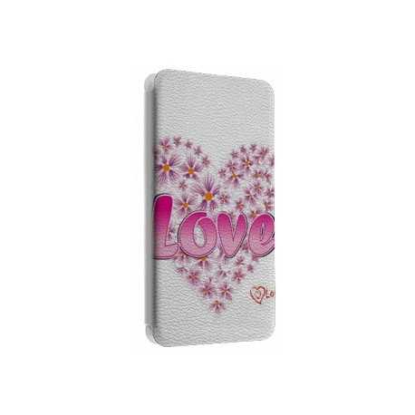 Etui portefeuille cuir LOVE 3 Samsung Galaxy S2, S6, S6 Edge, S6 Edge + et Alpha