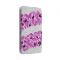 Etui portefeuille cuir LEVRES FLEURS Samsung Galaxy S2, S6, S6 Edge, S6 Edge + et Alpha