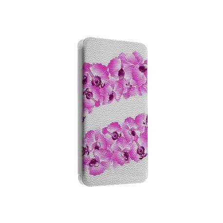 Etui portefeuille cuir LEVRES FLEURS Samsung Galaxy S2, S6, S6 Edge, S6 Edge + et Alpha