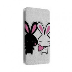 Etui portefeuille cuir LAPIN 2 Samsung Galaxy S2, S6, S6 Edge, S6 Edge + et Alpha