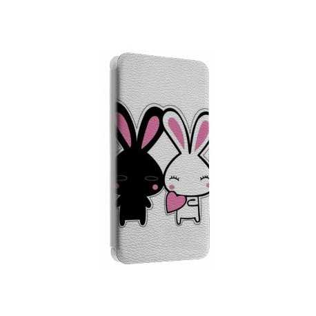 Etui portefeuille cuir LAPIN 2 Samsung Galaxy S2, S6, S6 Edge, S6 Edge + et Alpha