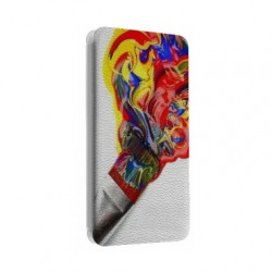 Etui portefeuille cuir PEINTURE Samsung Galaxy S2, S6, S6 Edge, S6 Edge + et Alpha